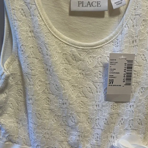 Children’s Place gorgeous little girl pastel dress size 3T - Picture 3 of 3